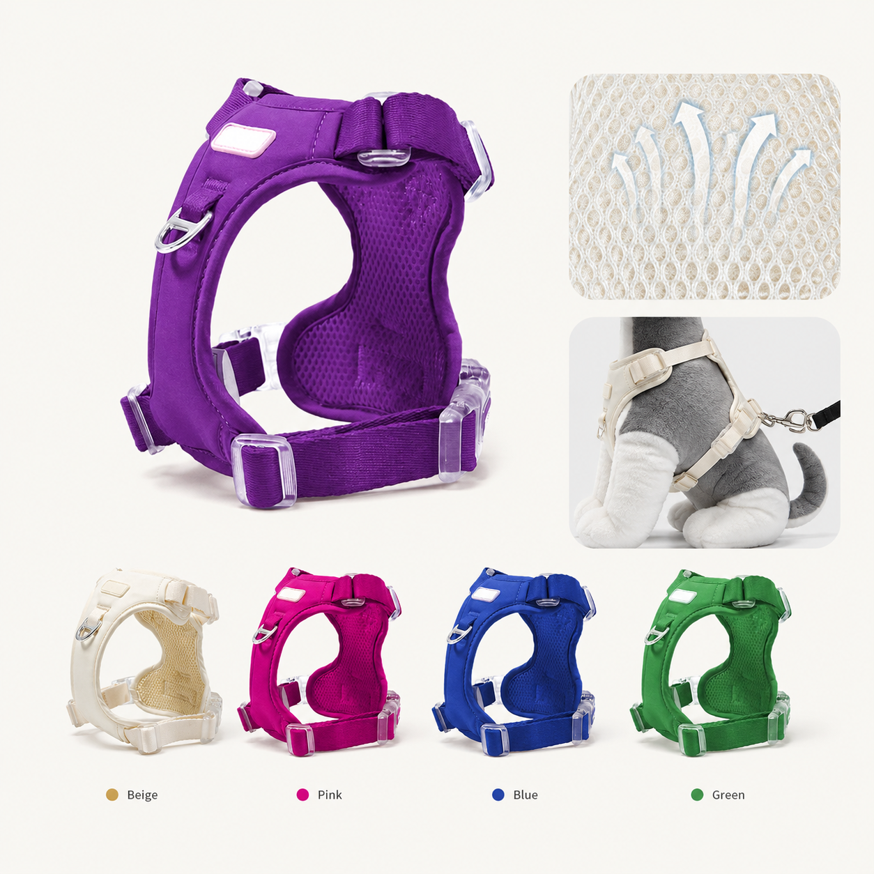 Lightweight Waterproof Comfort Dog Harness