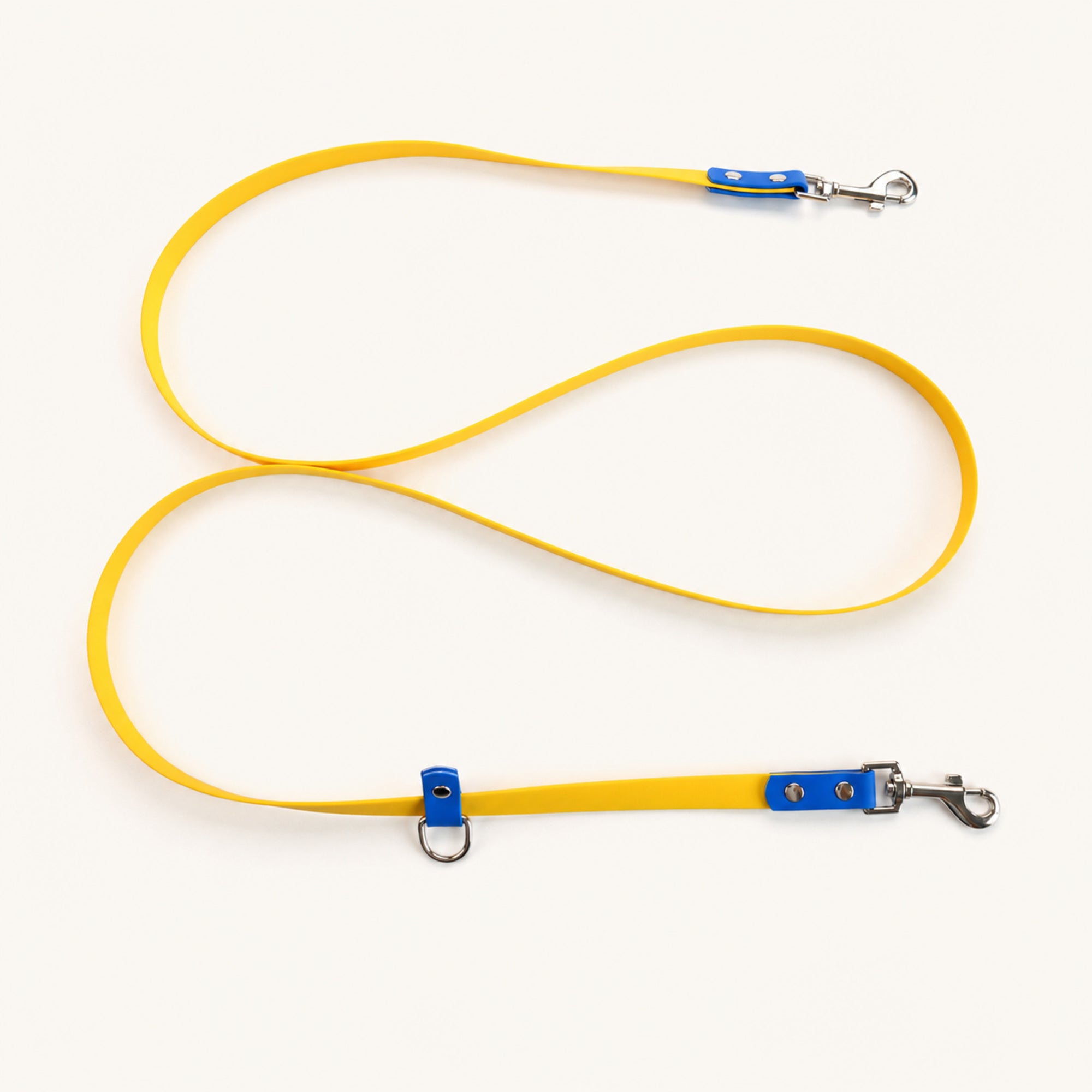 Two-Tone PVC-Coated Double-Ended Dog Leash