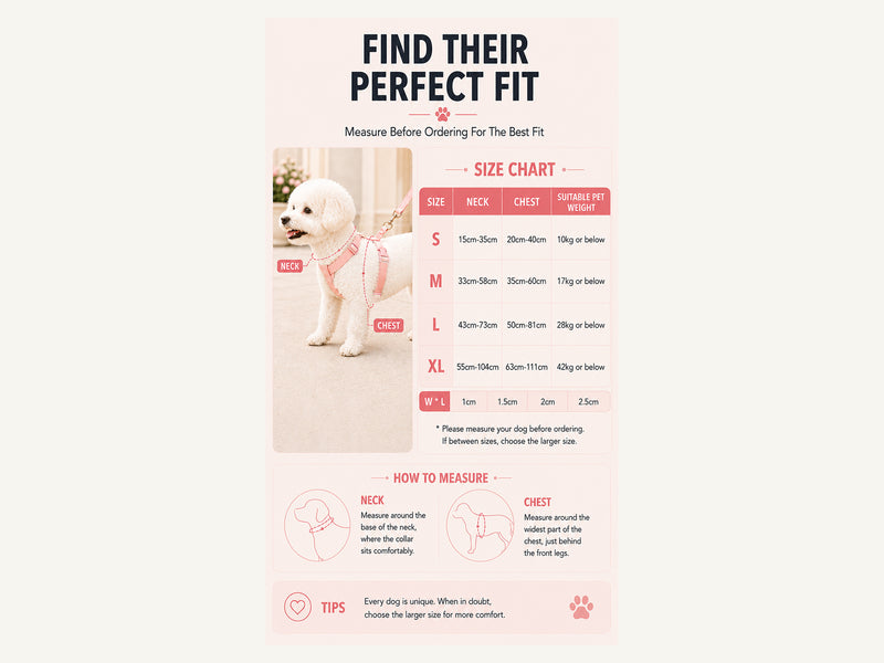 Custom Adjustable Waterproof PVC Dog Harness Complete Fit Guide detail image for wholesale buyers