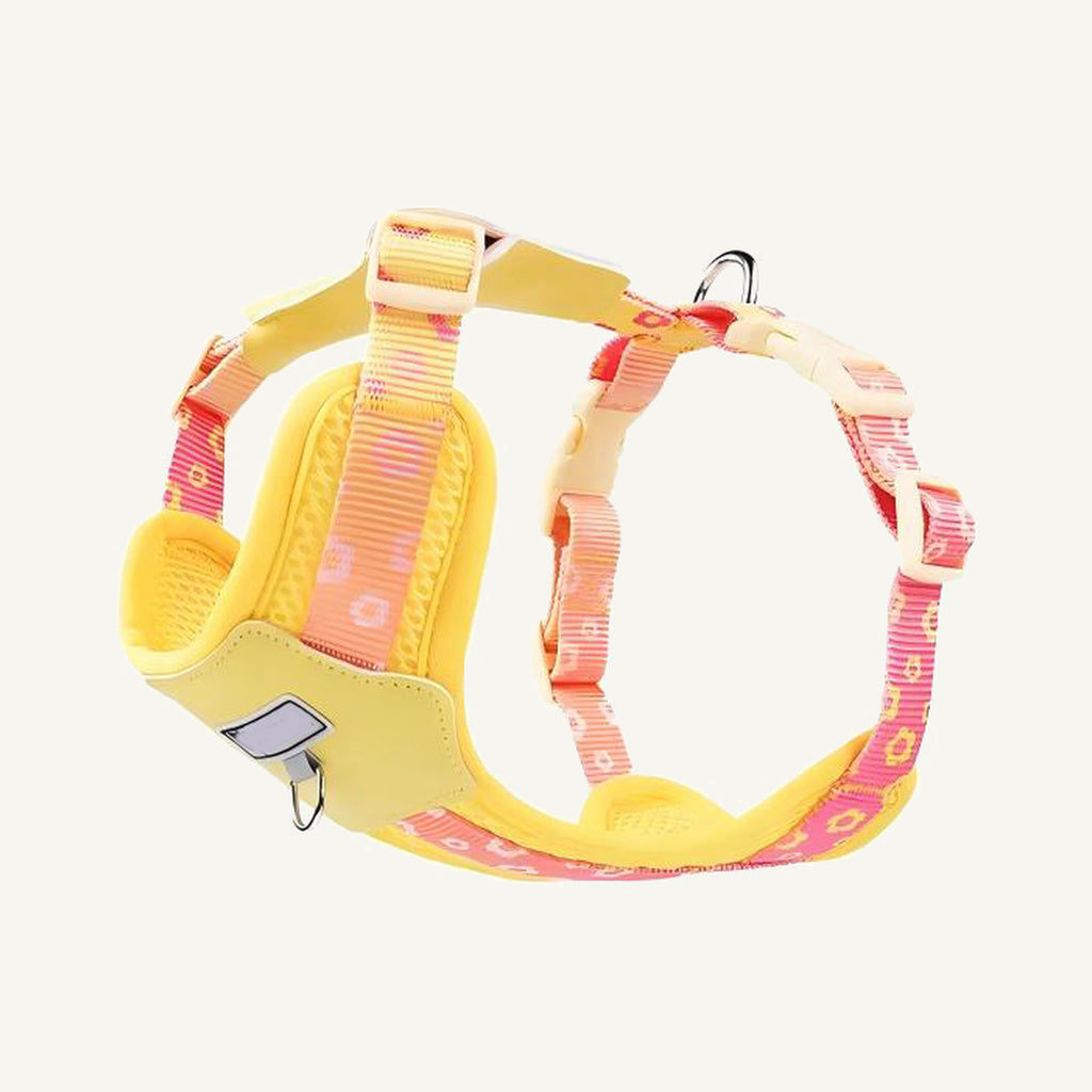 Custom Printed Lightweight Breathable Dog Harness wholesale product view one on warm neutral background