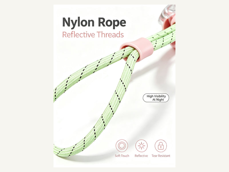 Custom Reflective Rope and Waterproof PVC Dog Harness Reflective Rope Close-Up detail image for wholesale buyers