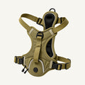 Custom Tactical No Pull Dog Harness with Reflective Trim wholesale product view one on warm neutral background