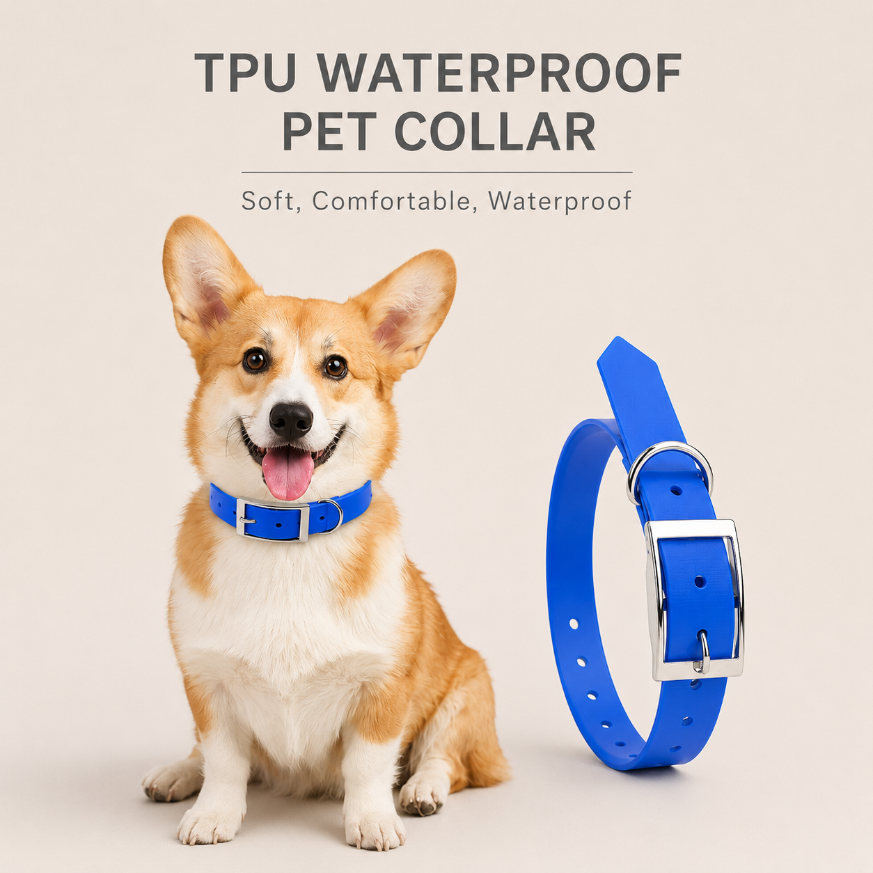 Smooth TPU Dog Collar