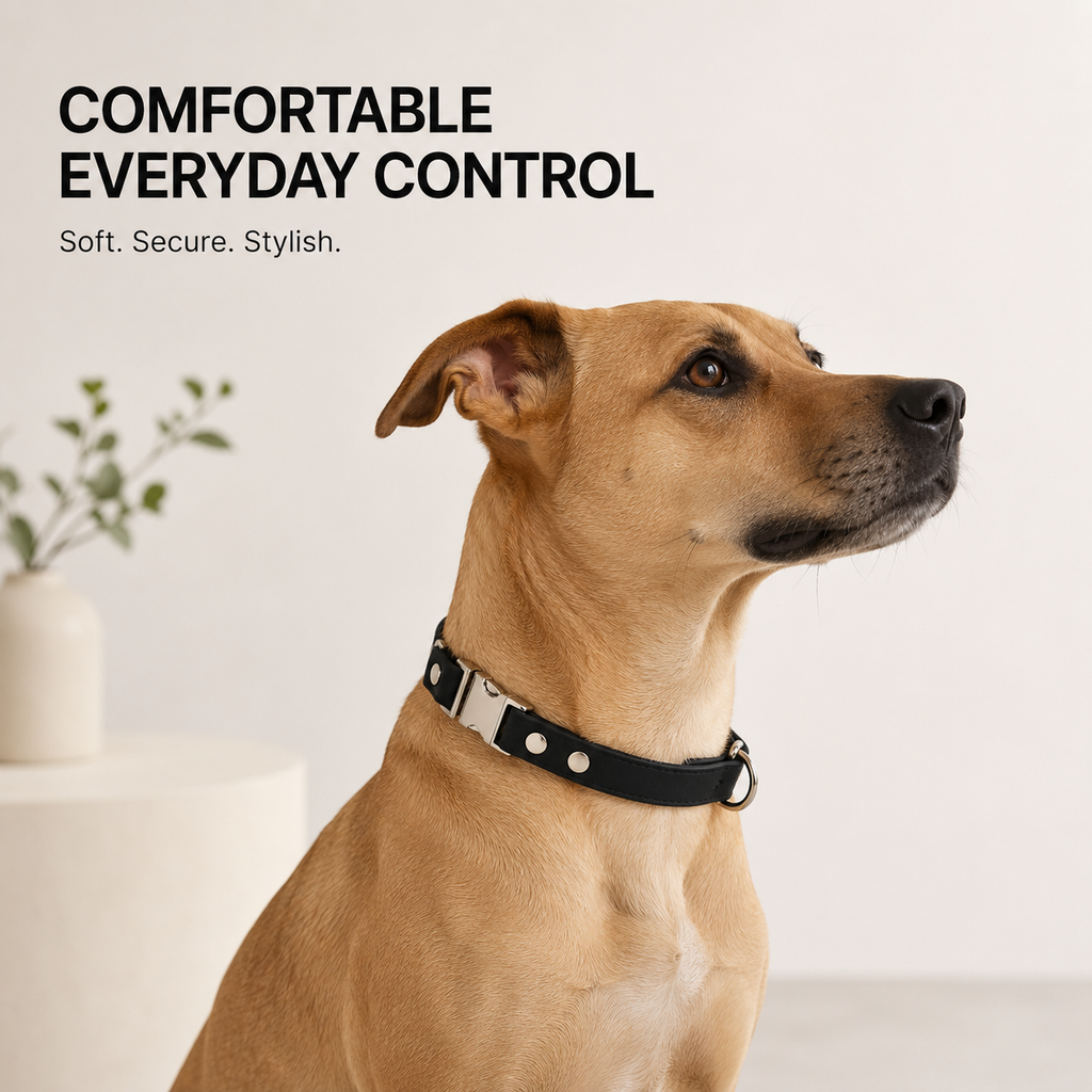 Bungee Snap PVC Dog Collar