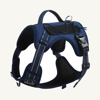 Reflective Outdoor Dog Harness with Control Handle and Bungee System