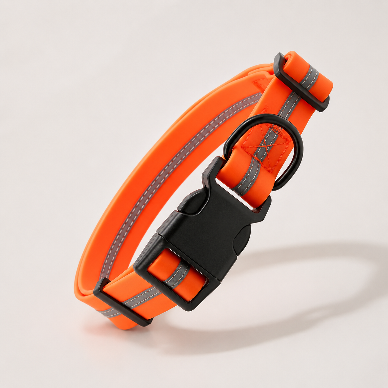 Reflective PVC Dog Collar