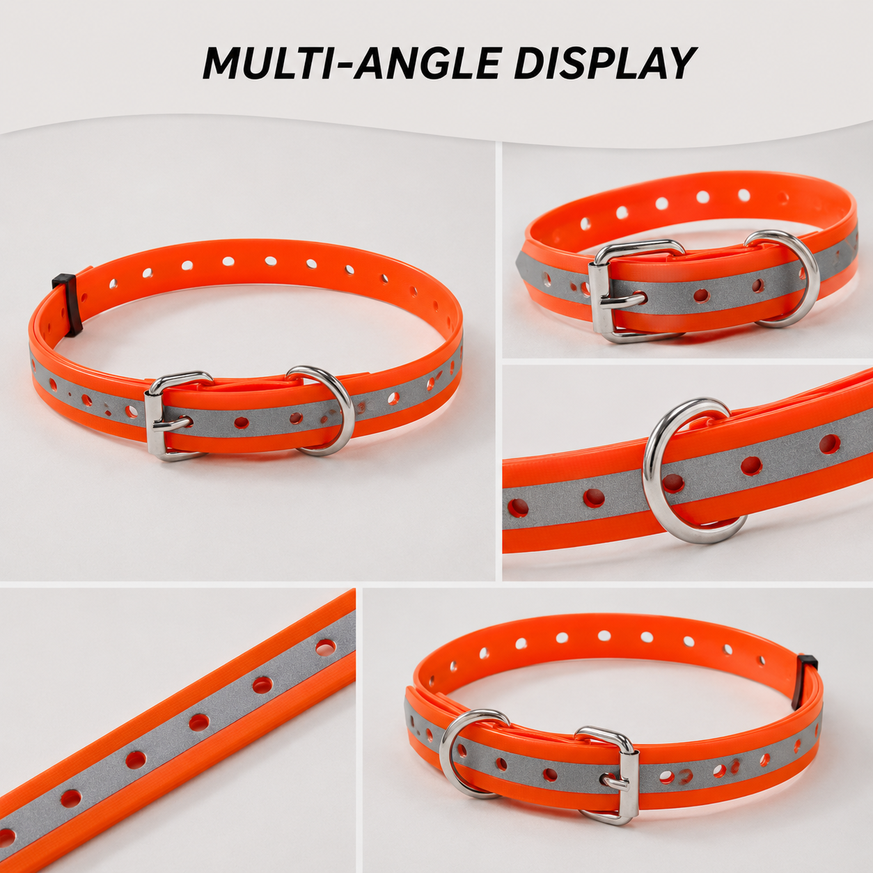 Reflective TPU Training Collar Strap