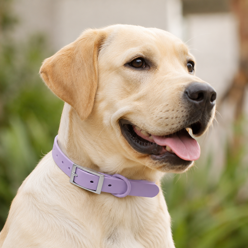 Macaroon PVC Dog Collar