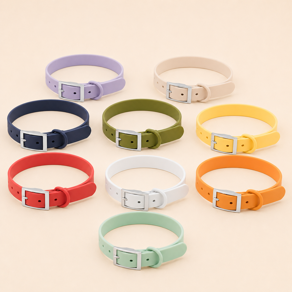 Macaroon PVC Dog Collar